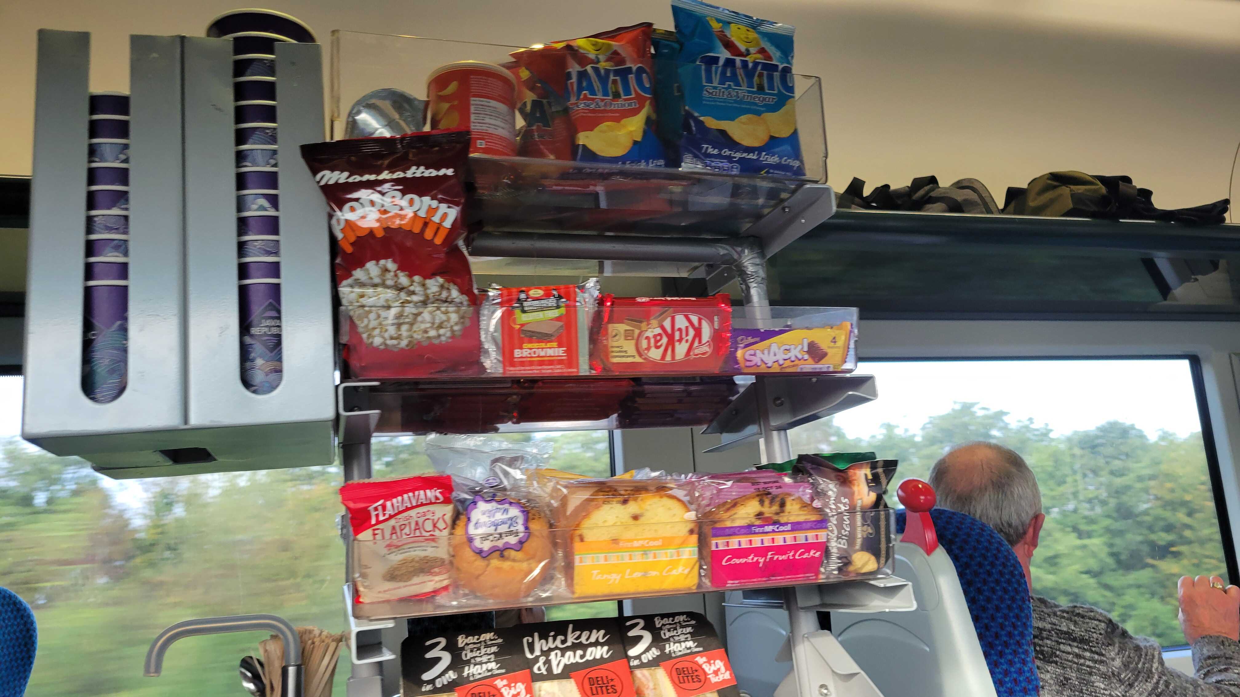 Kit Kats on the train